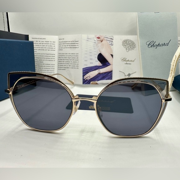 Chopard Accessories - New! 👑CHOPARD ICE CUBE Sunglasses SCHF74 300F, Authentic